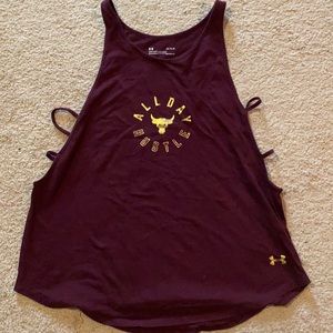 Women’s SizeL UnderArmour Rock Tank w/ Side cutouts